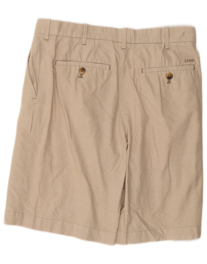 IZOD Pantalones cortos chinos para hombre W30 Beige medio