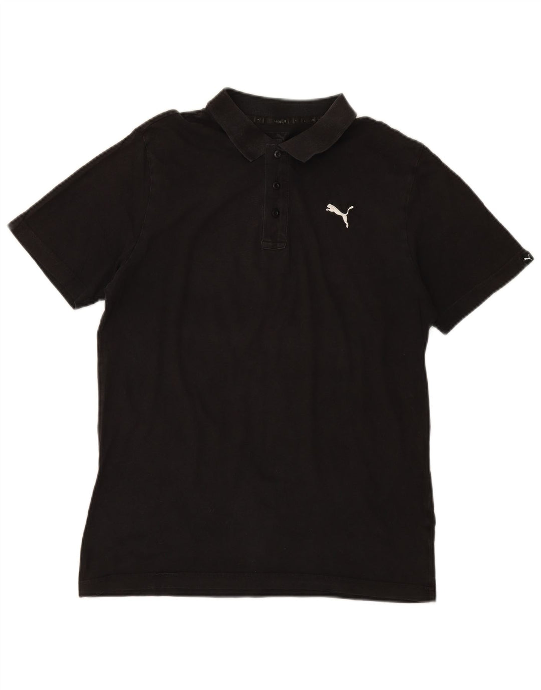 Polo Puma Hombre Negro Mediano
