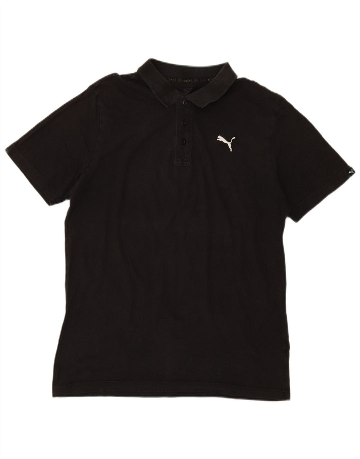 Polo Puma Hombre Negro Mediano