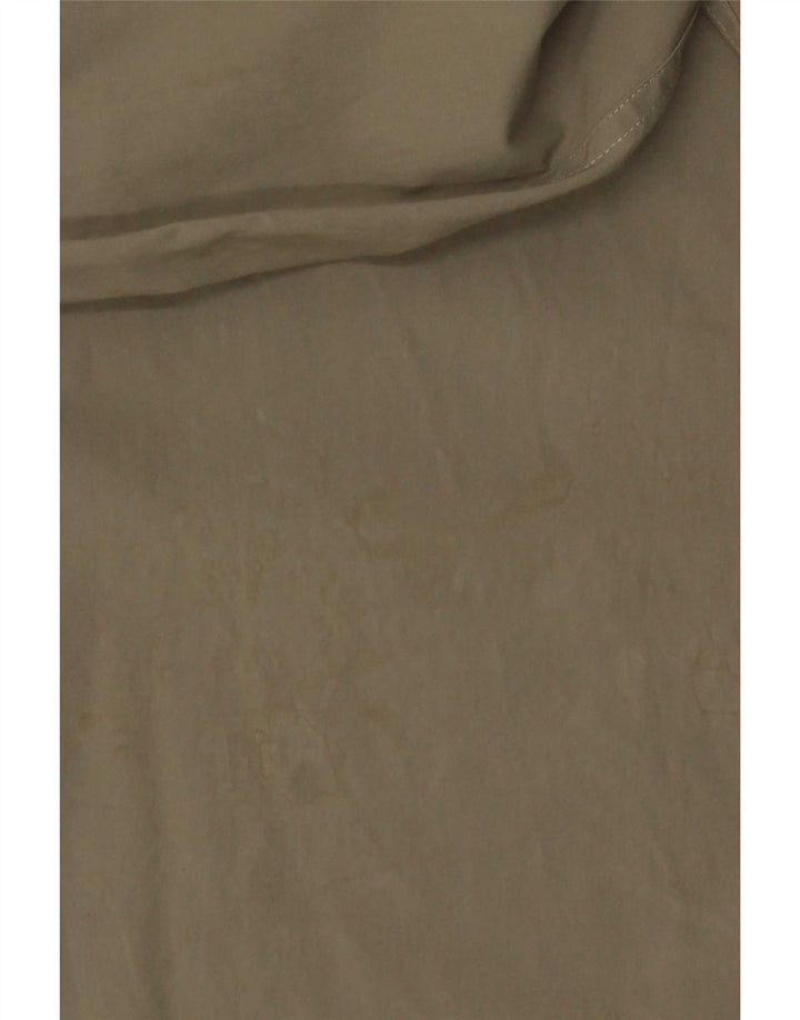Calvin Klein Camisa Modern Fit para Hombre Algodón Caqui Pequeño