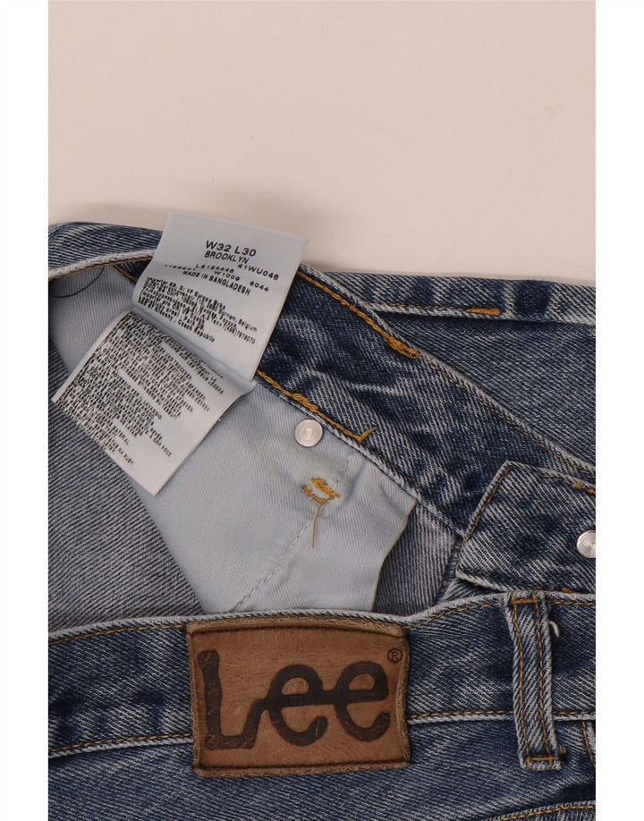 Vaqueros rectos Lee para hombre W32 L30 Algodón azul