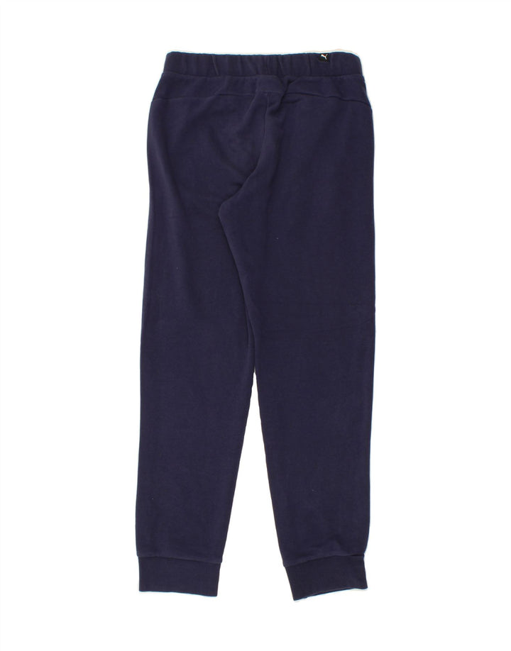 PUMA Mens Tracksuit Trousers Joggers Small  Blue Cotton Vintage Puma and Second-Hand Puma from Messina Hembry 
