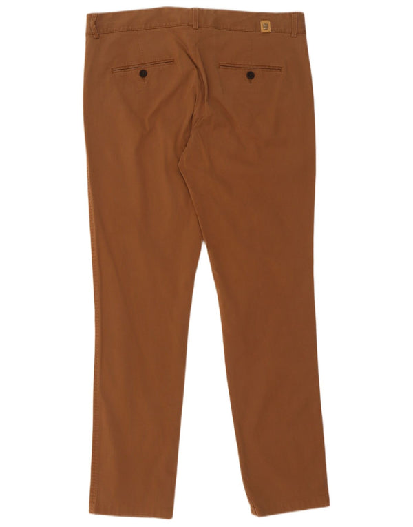 Massimo Dutti Pantalón Chino Slim Mujer EU 40 Medium W30 L30 Beige