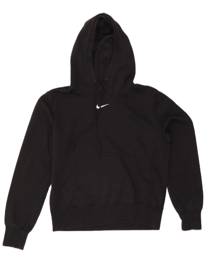 Nike - Sudadera con capucha para hombre (algodón negro mediano)