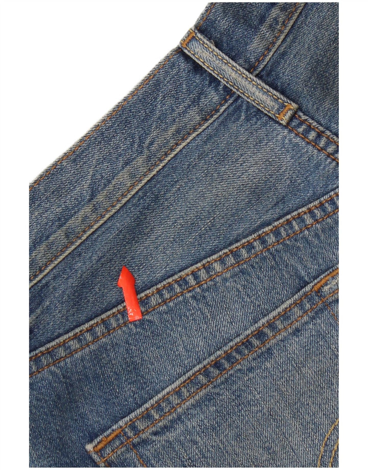 Levi's Mujer 501 Shorts De Mezclilla Desgastados W26 Algodón Azul Pequeño