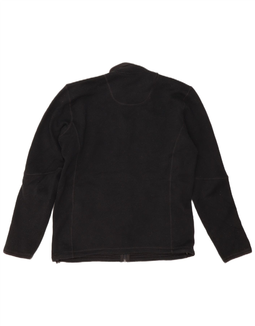 MARKS & SPENCER Chaqueta polar extragrande para mujer UK 10 Small Poliéster negro