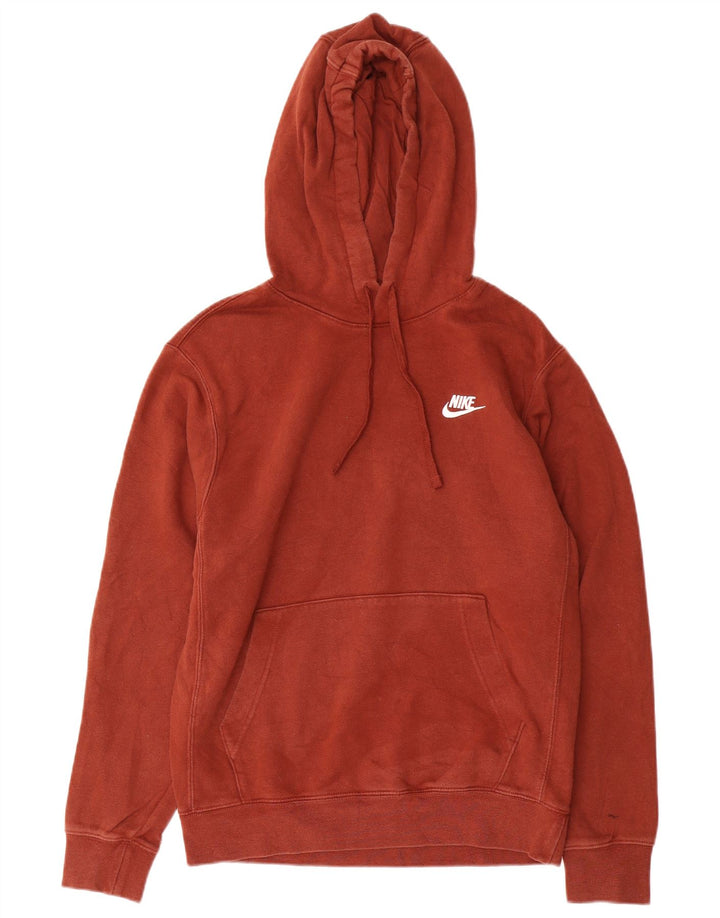 Nike - Sudadera con capucha para hombre, talla pequeña, algodón marrón
