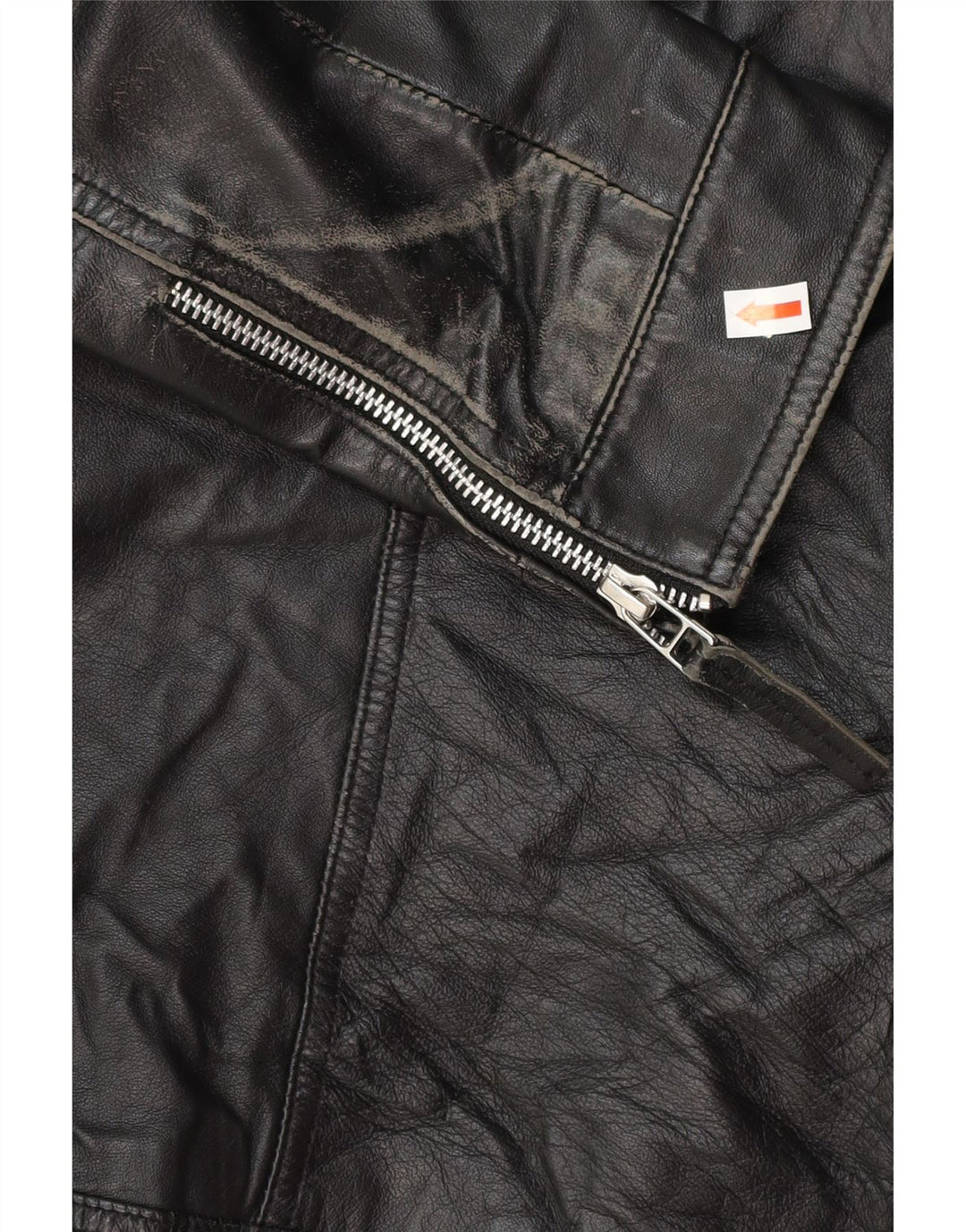 Isaco & Kawa Chaqueta de cuero motociclista para mujer IT 44 Cuero negro mediano