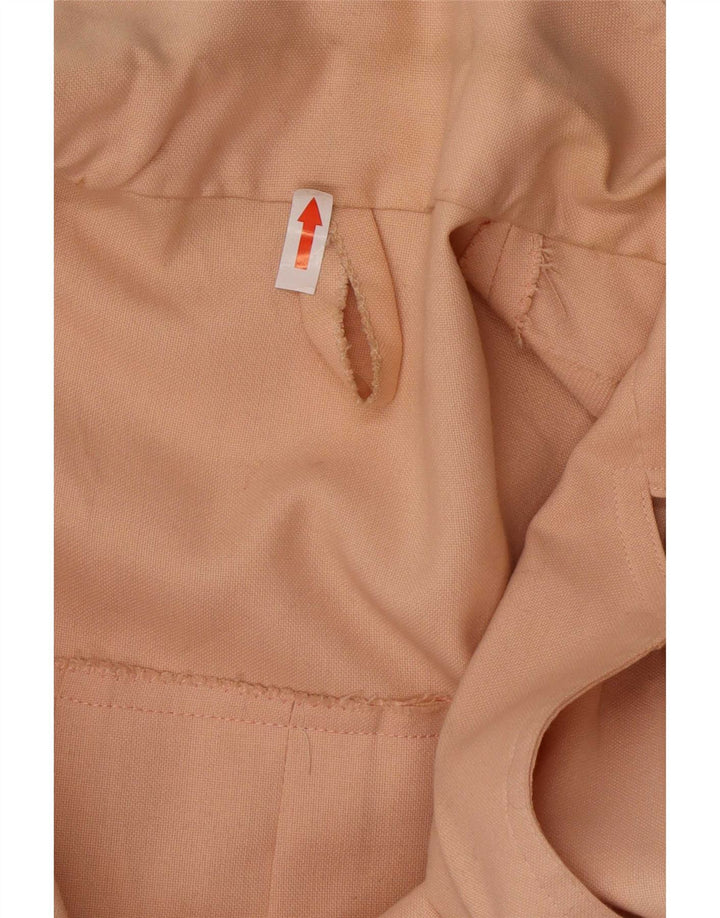 Vintage mujer abrigo abierto Reino Unido 16 rosa grande