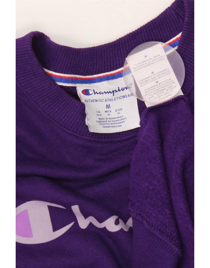 Champion Sudadera para mujer Jumper UK 14 Mediano Púrpura Algodón