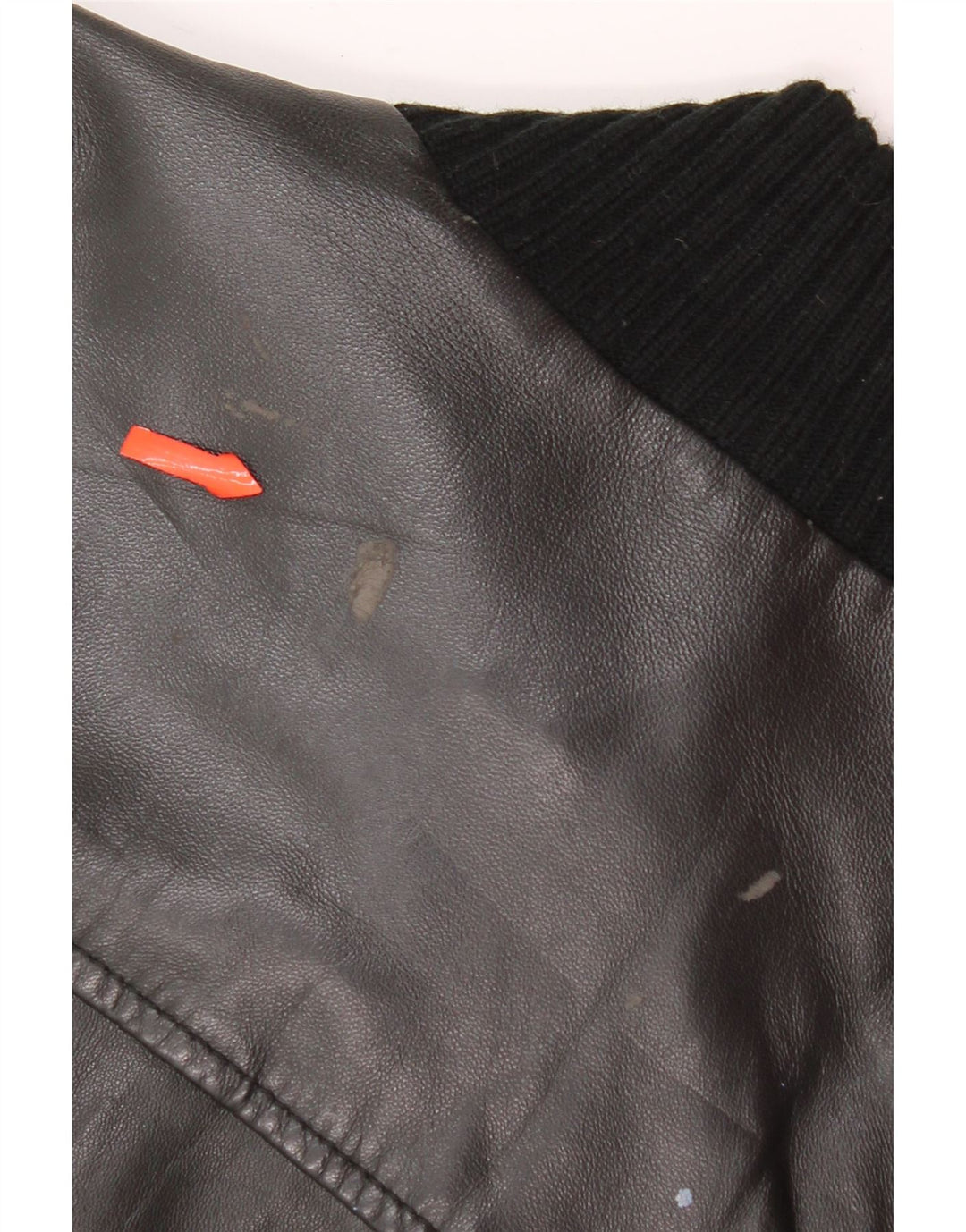Conbipel Chaqueta Bomber De Cuero Para Hombre IT 48 Cuero Negro Mediano