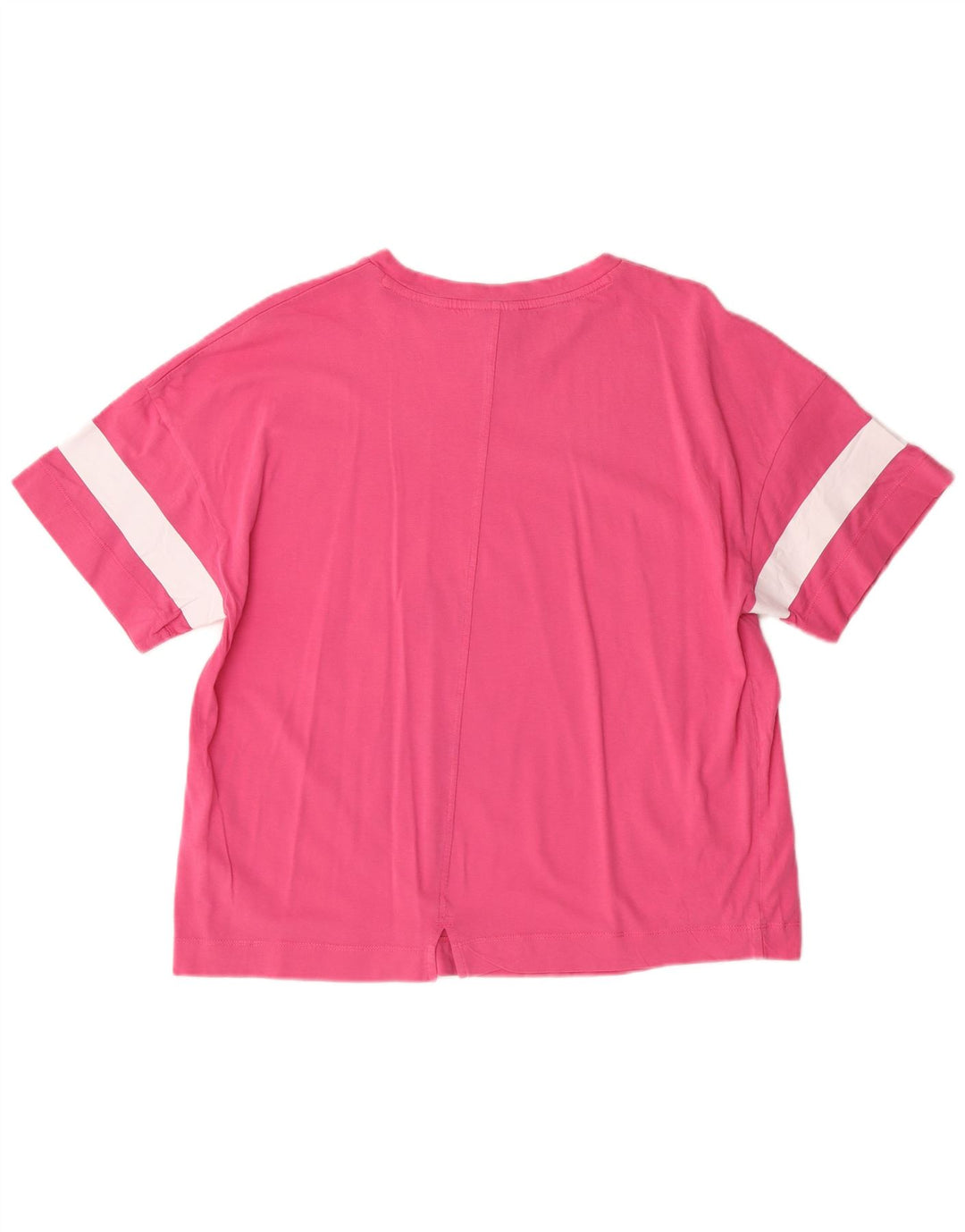 DIADORA Camiseta de Mujer Top ES 44 Algodón de Rayas Rosa Mediano