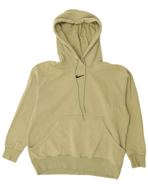 Nike Jersey con capucha extragrande para mujer UK 6 XS Algodón verde