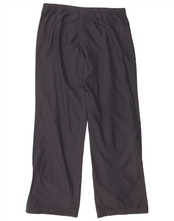 ADIDAS Pantalones de chándal para mujer UK 12 Mediano Negro Poliéster