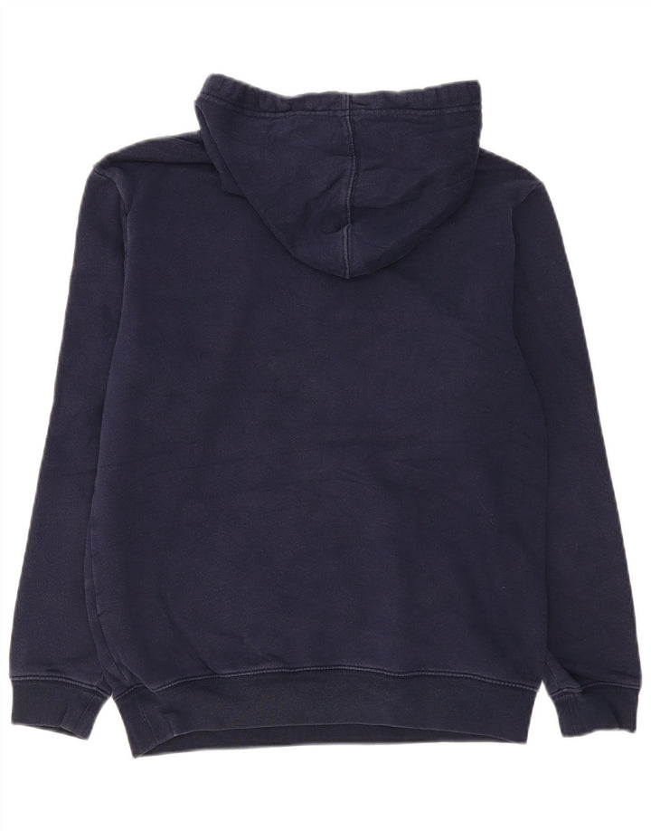 Gap Hombre Sudadera Con Capucha Gráfica Jersey Pequeño Azul Marino Algodón