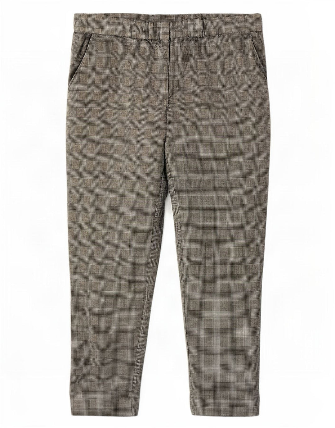 Pantalones cortos para mujer Cos EU 40 Medium W32 L24 Lana a cuadros gris