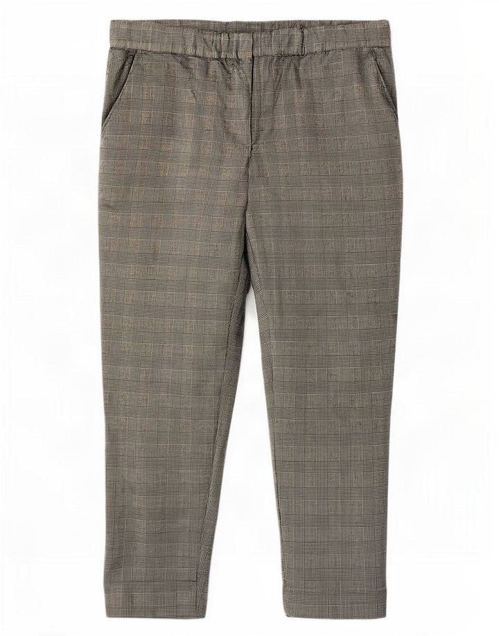 Pantalones cortos para mujer Cos EU 40 Medium W32 L24 Lana a cuadros gris