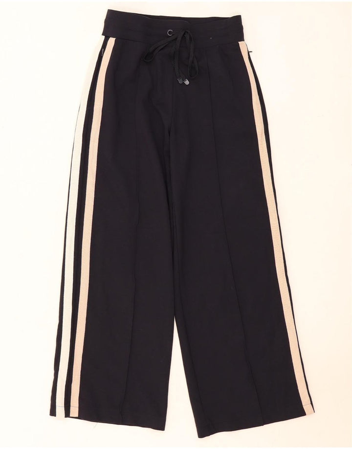Marks & Spencer Pantalones de Chándal Capri para Mujer UK 8 Small Azul Marino