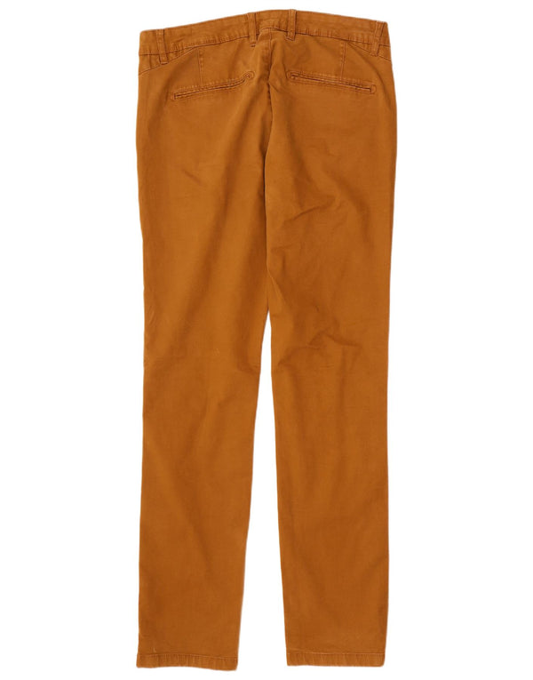 Zara Mens Slim Chino Pantalones EU 44 Large W34 L34 Beige