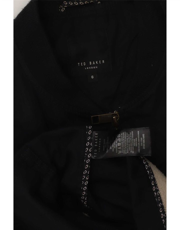 Ted Baker Chaqueta Bomber para Hombre Talla 6 2XL Poliéster Azul Marino