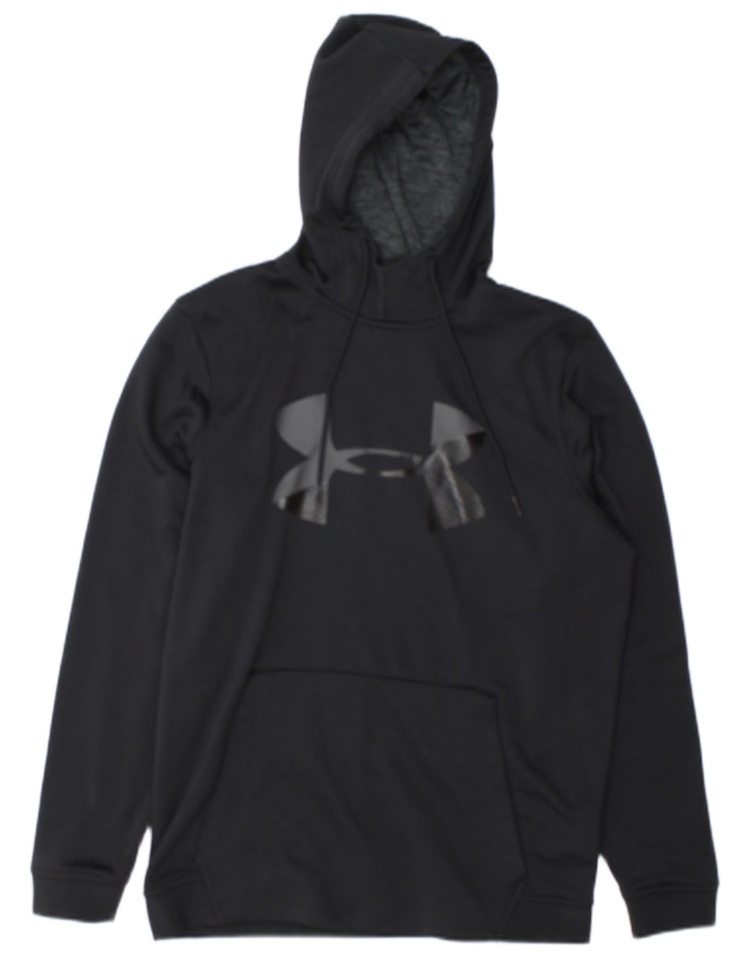 Under Armour Cold Gear Graphic Sudadera con capucha para hombre, jersey de poliéster negro mediano