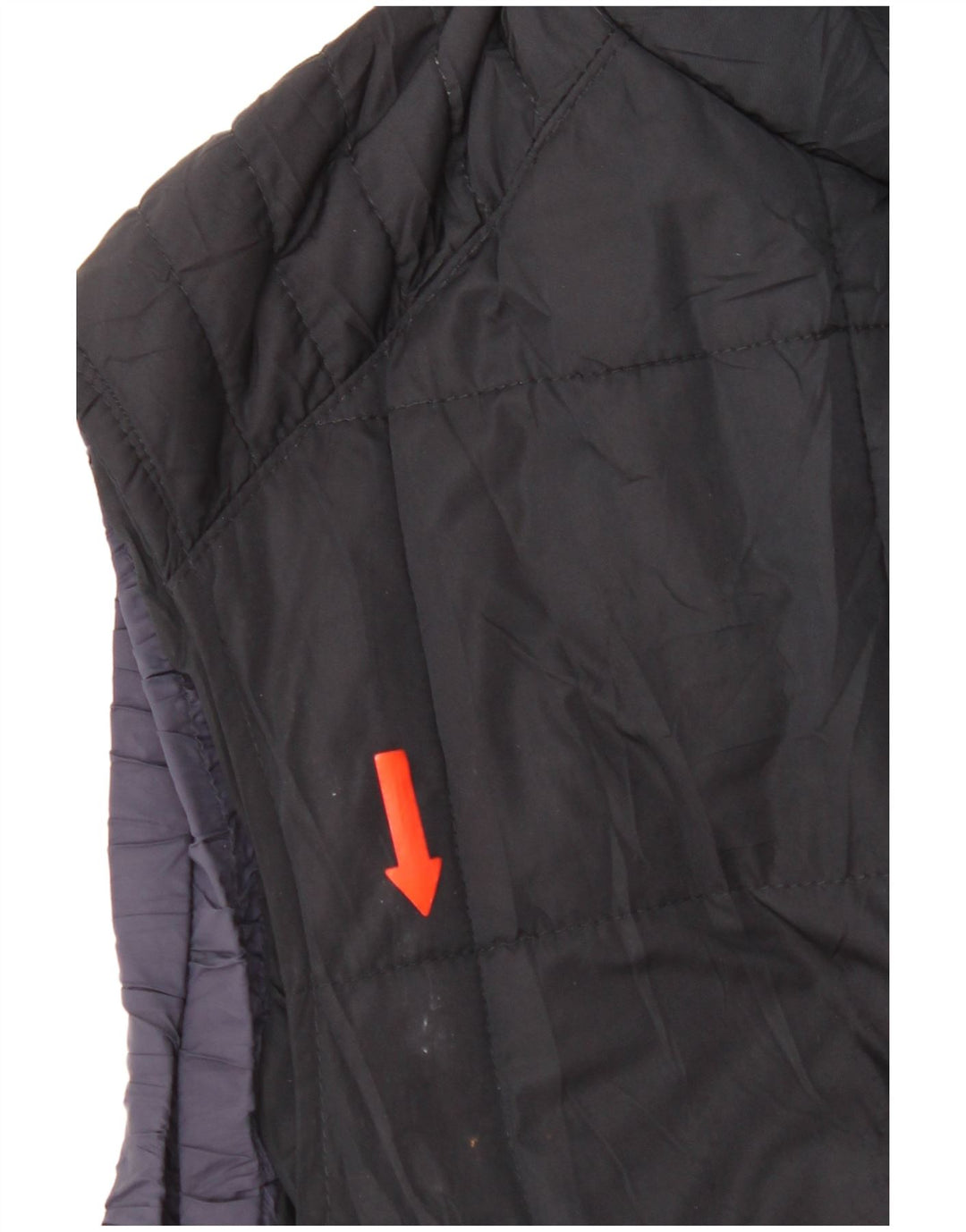 Massimo Dutti Chaleco Acolchado Hombre UK 44 2XL Azul Marino Poliéster
