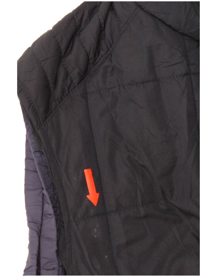 Massimo Dutti Chaleco Acolchado Hombre UK 44 2XL Azul Marino Poliéster