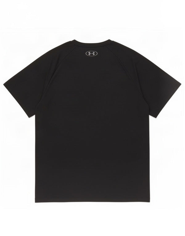 Under Armour Camiseta Heat Gear para hombre, talla grande, poliéster negro