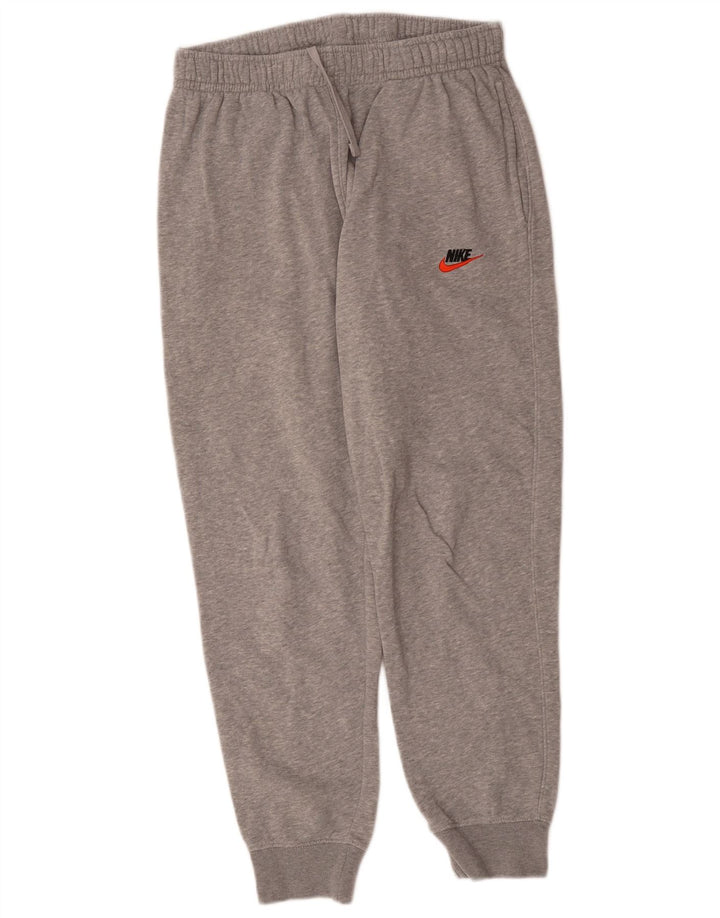 Pantalones De Chándal Nike Hombre Joggers De Algodón Moteado Gris Medio