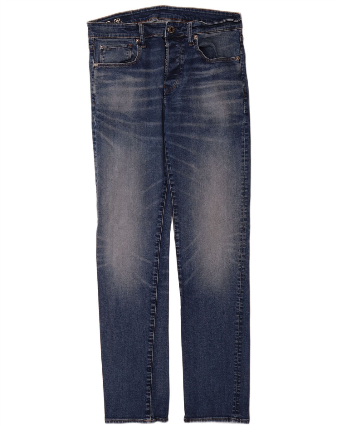 Vaqueros G-Star Hombre 3301 Slim W33 L34 Azul