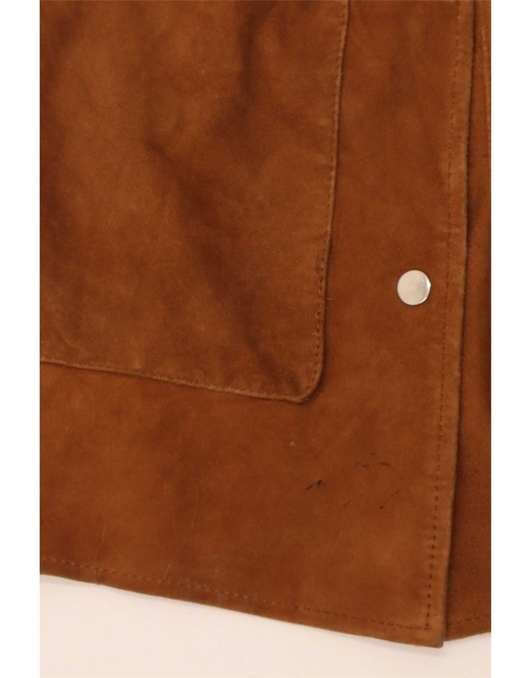 Pull & Bear Chaqueta de ante para mujer UK 10 Small Beige