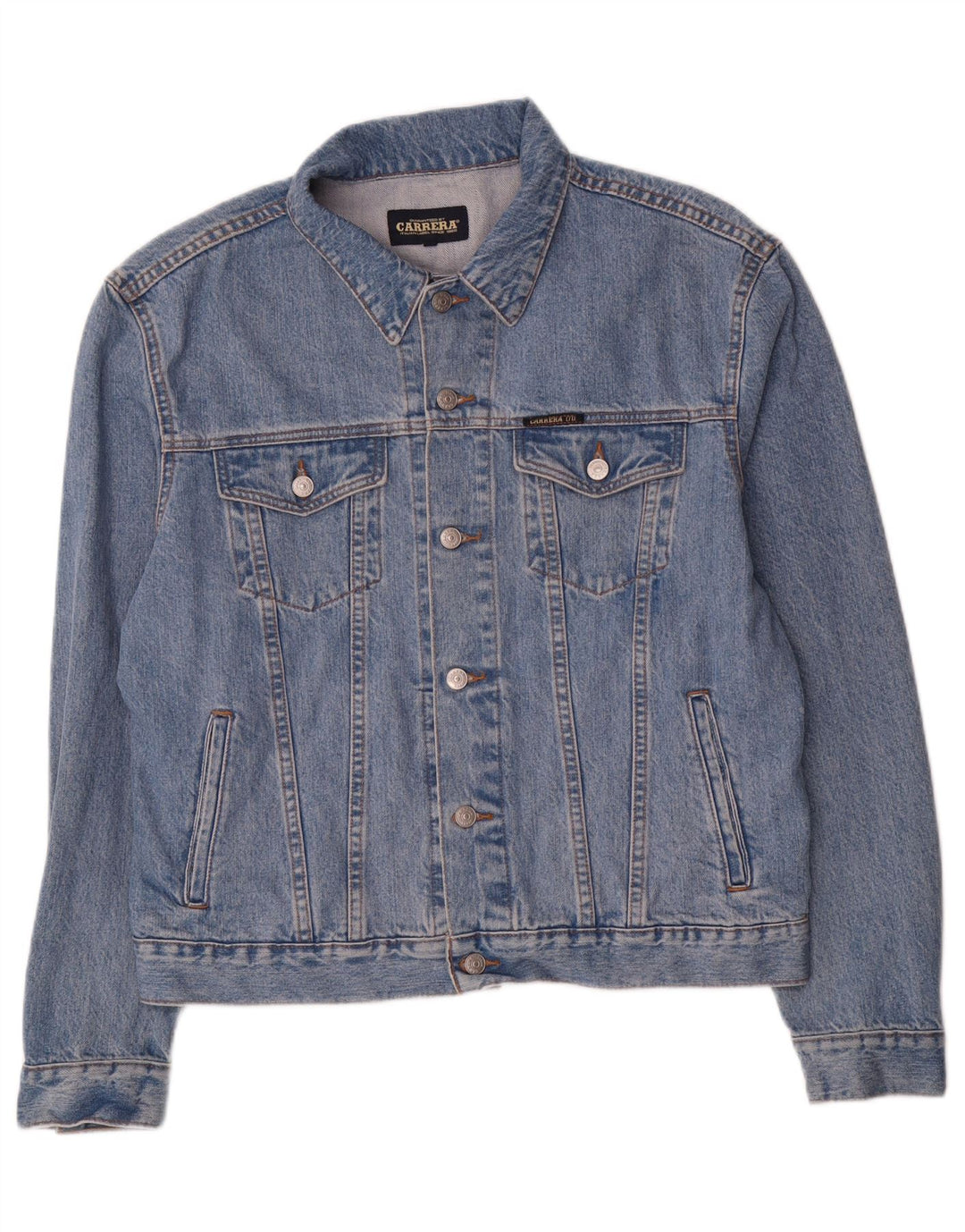 CARRERA Chaqueta vaquera para hombre UK 40 Grande Algodón azul