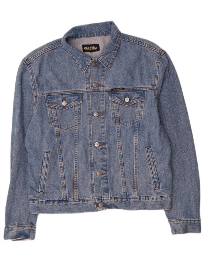 CARRERA Chaqueta vaquera para hombre UK 40 Grande Algodón azul