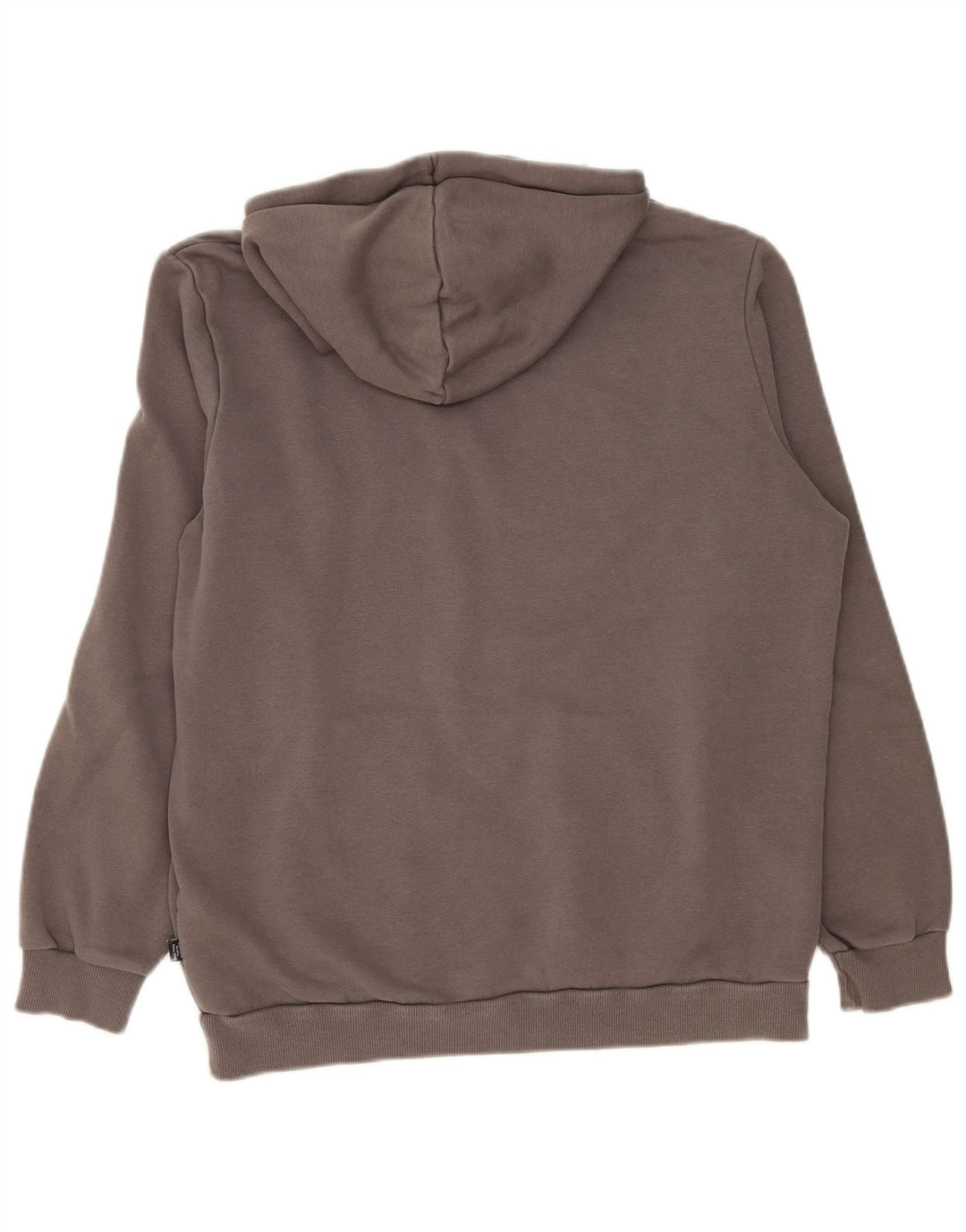 Puma Hombre Sudadera Con Capucha Gráfica Jersey De Algodón Gris Medio