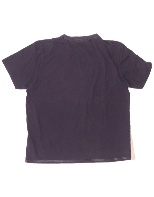 Fila Mens Graphic T-Shirt Top XL Multicoloured Colourblock Cotton