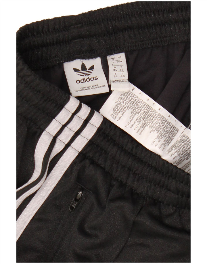 ADIDAS Pantalones de chándal para mujer UK 8 Small Poliéster negro