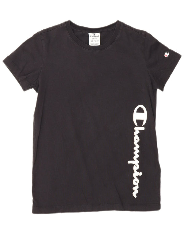Champion Camiseta gráfica para mujer Top UK 10 Small Black
