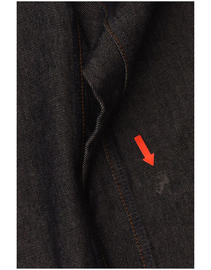 WAMPUM Vaqueros rectos para hombre IT 48 Medium W33 L35 Algodón azul marino