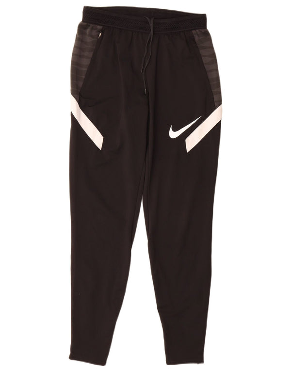 Nike Pantalones de chándal Dri Fit Graphic para hombre, talla pequeña, color negro
