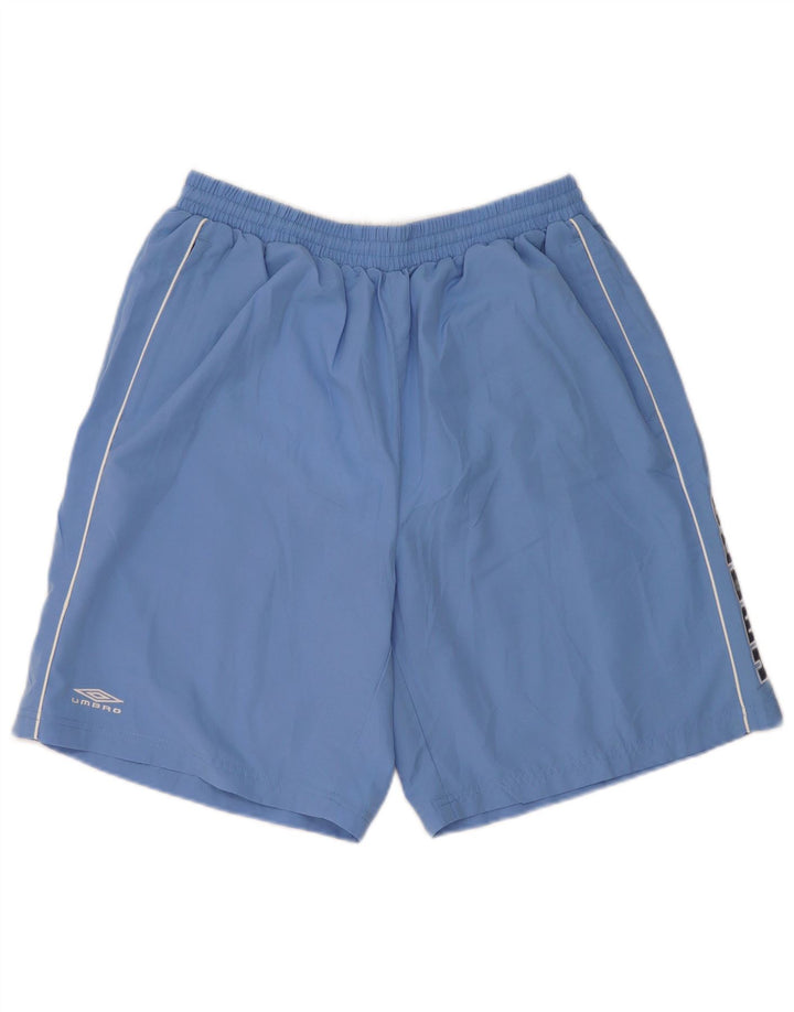 Umbro Shorts deportivos gráficos para hombre XL Poliéster azul