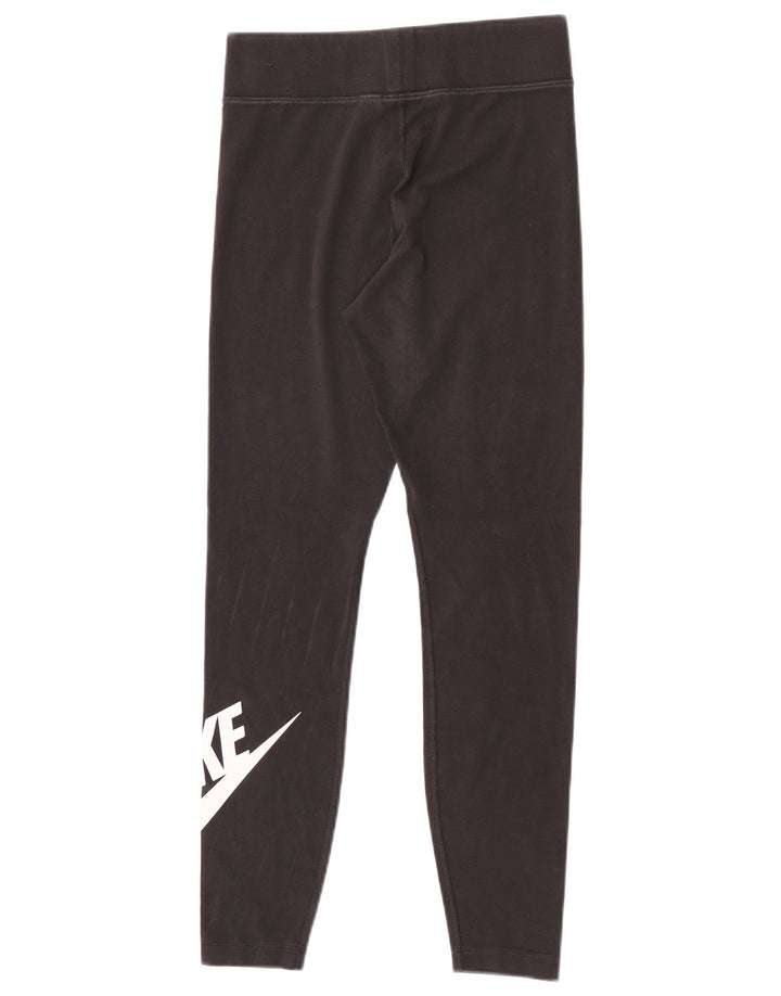 Nike - Leggings gráficos para mujer (talla 40), algodón negro mediano