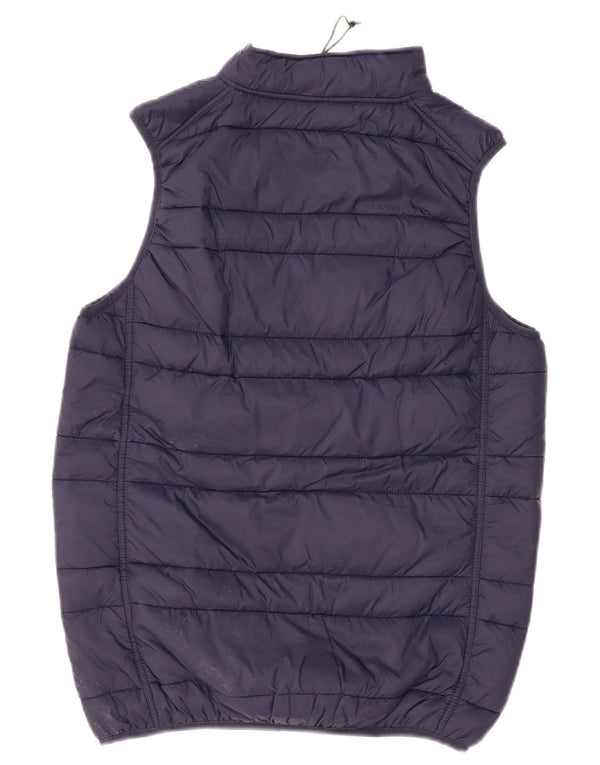 UMBRO Boys Padded Gilet 13-14 Years XL Navy Blue Nylon