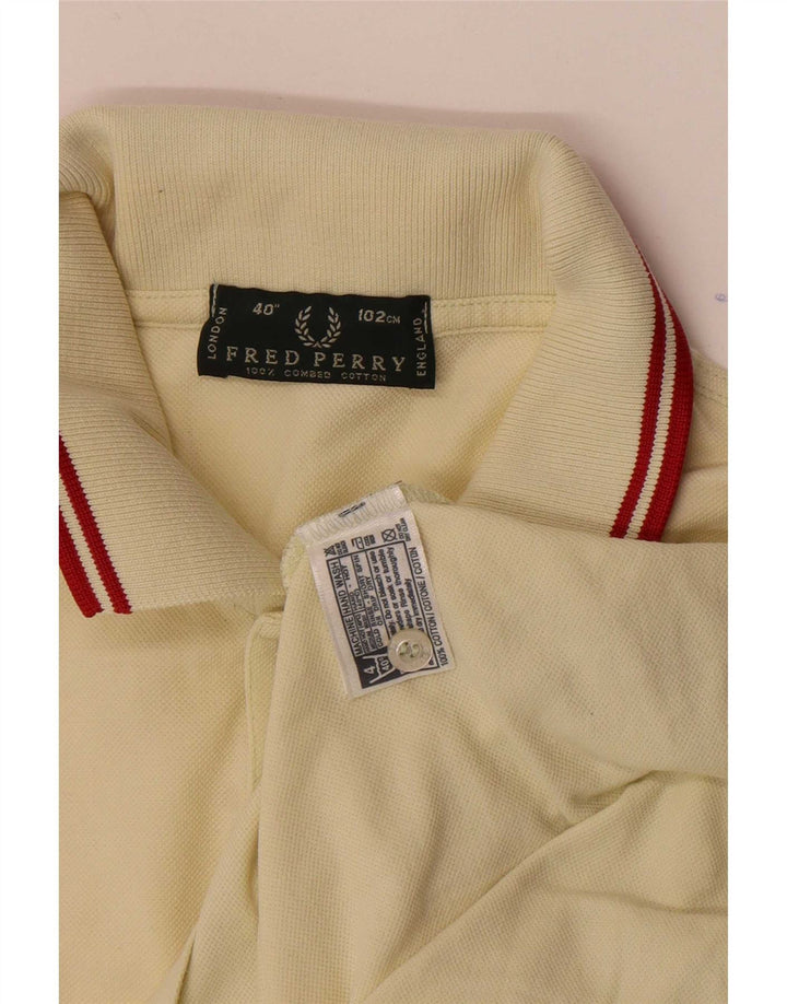 Polo Fred Perry Hombre Algodón Amarillo Medio