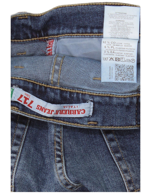 Carrera Mens 717 Slim Jeans IT 48 Medio W33 L32 Algodón Azul