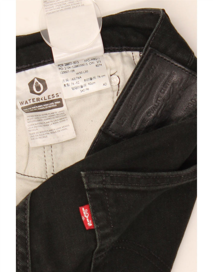 Levi's Vaqueros ajustados para hombre W30 L30 Algodón negro