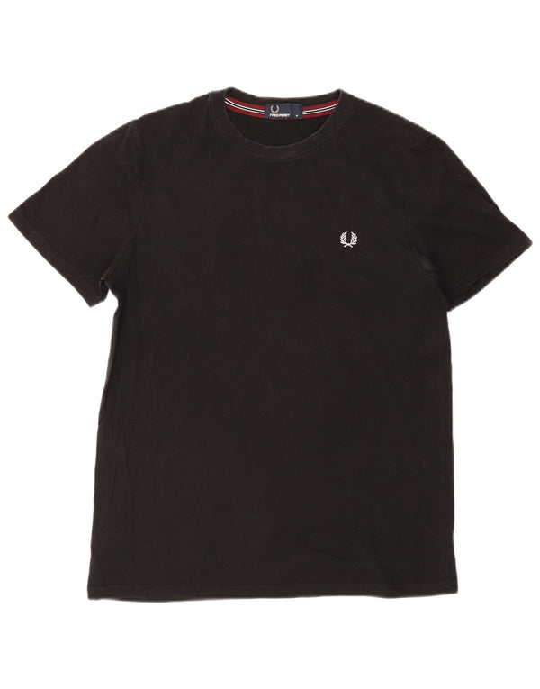 Camiseta Fred Perry Hombre Top Medium Negro Algodón