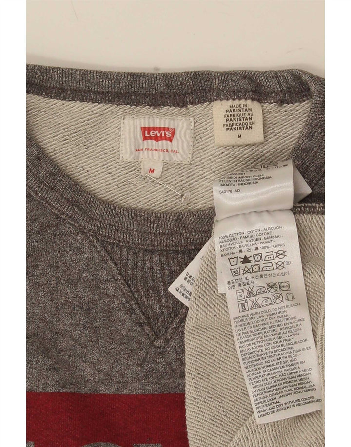 Levi's Mujer Sudadera Gráfica Jumper Gris Medio Flecked Classic