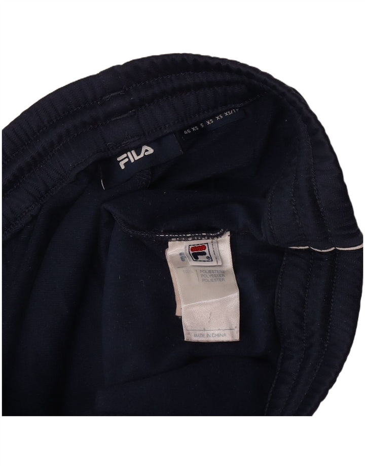 Fila Pantalones de chándal para hombre XS Azul marino Colorblock Poliéster