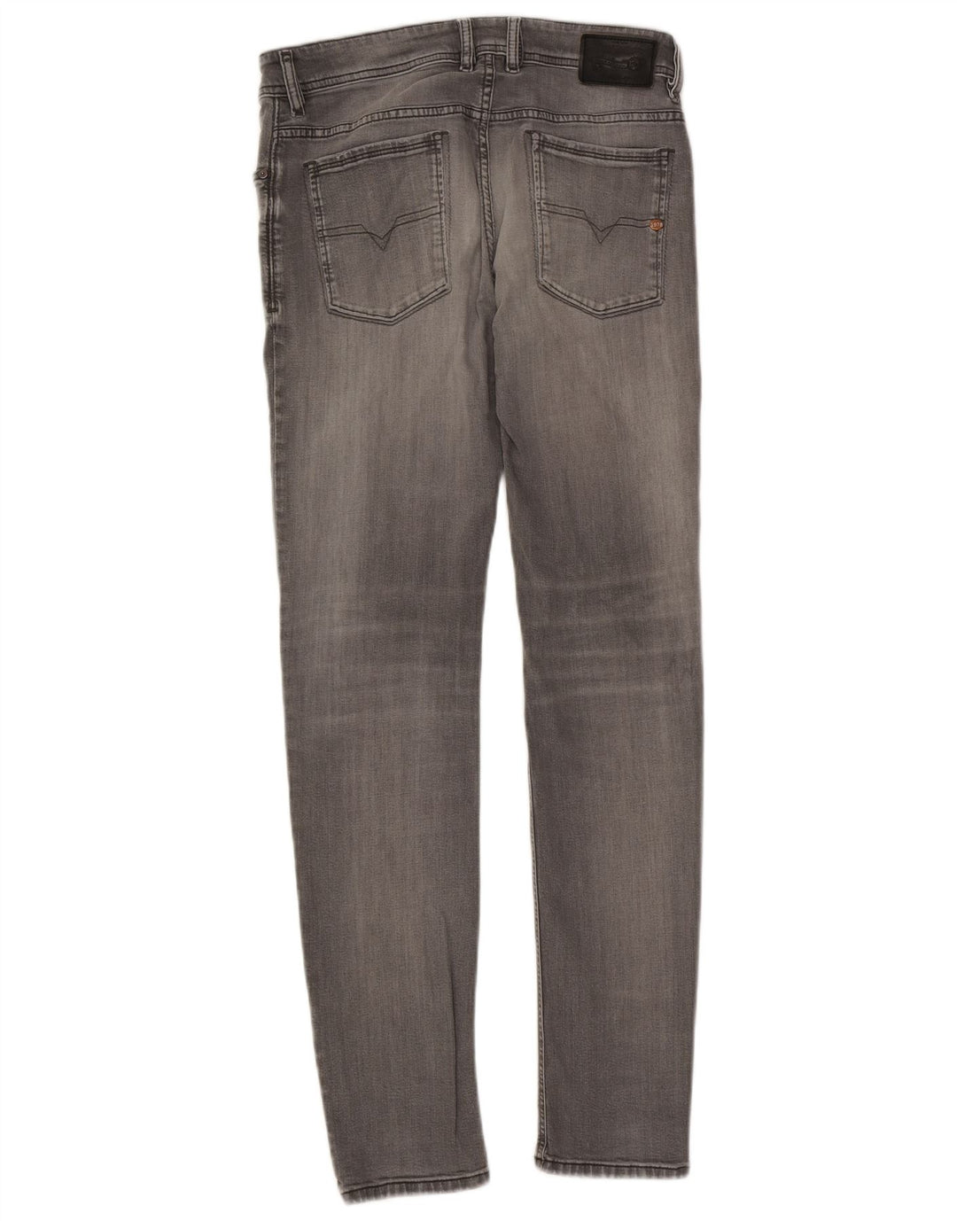 Diesel Hombre Sleenker Slim Jeans W32 L32 Algodón Gris