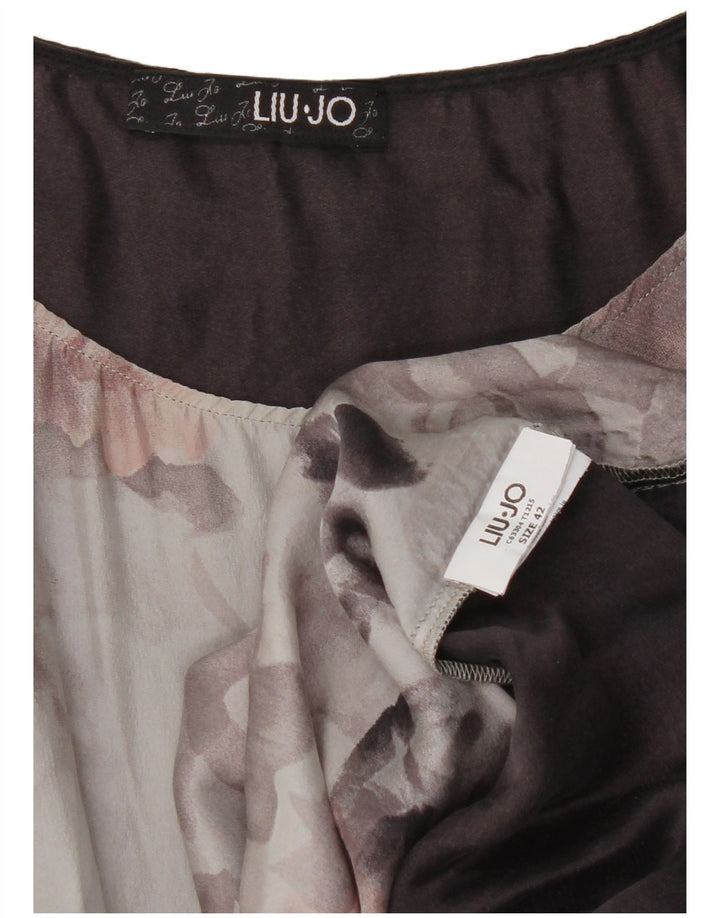 Vestido recto sin mangas para mujer Liu Jo IT 42 Gris medio floral